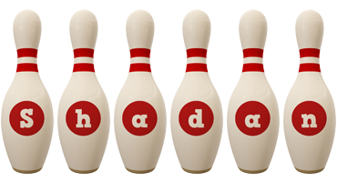 Shadan bowling-pin logo
