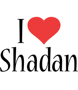 Shadan i-love logo