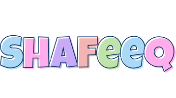 Shafeeq pastel logo