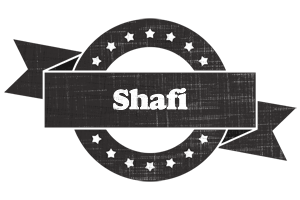 Shafi grunge logo