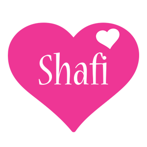 Shafi love-heart logo