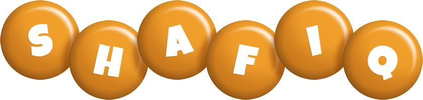 Shafiq candy-orange logo