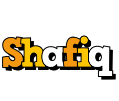 Shafiq cartoon logo