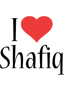 Shafiq i-love logo