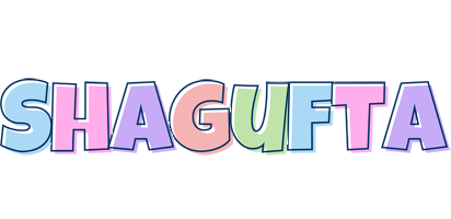 Shagufta pastel logo