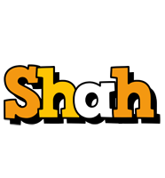 Shah cartoon logo