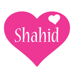 Shahid love-heart logo