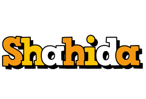 Shahida cartoon logo