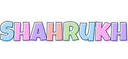 Shahrukh pastel logo