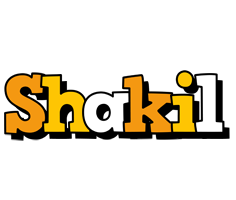 Shakil cartoon logo