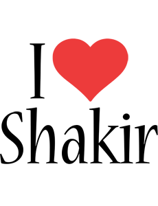 Shakir i-love logo
