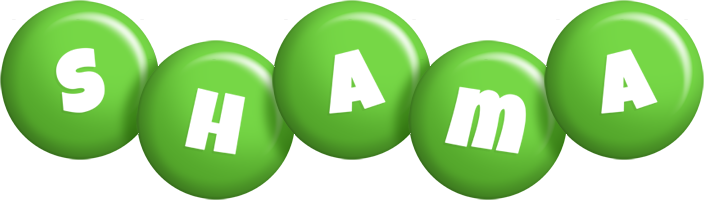 Shama candy-green logo