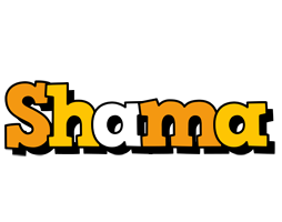 Shama cartoon logo