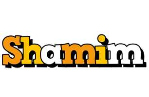 Shamim cartoon logo