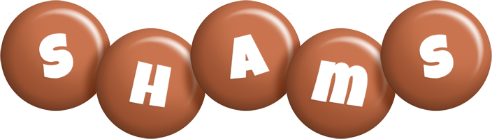 Shams candy-brown logo
