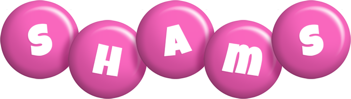 Shams candy-pink logo