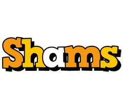Shams cartoon logo