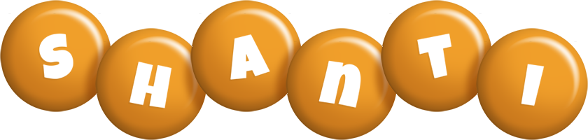 Shanti candy-orange logo