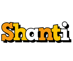 Shanti cartoon logo