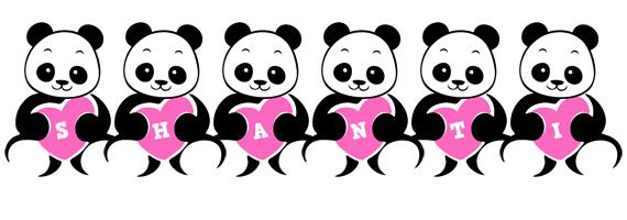 Shanti love-panda logo