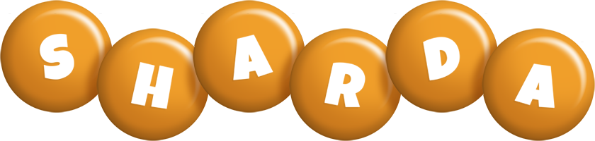 Sharda candy-orange logo