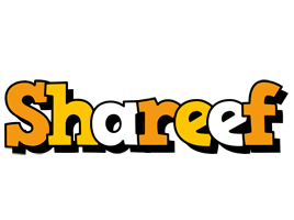 Shareef cartoon logo