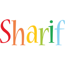 Sharif birthday logo