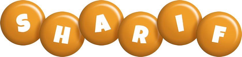 Sharif candy-orange logo
