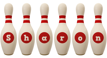 Sharon bowling-pin logo