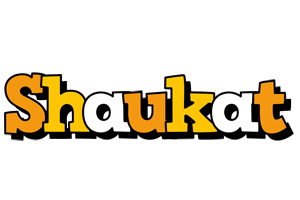 Shaukat cartoon logo