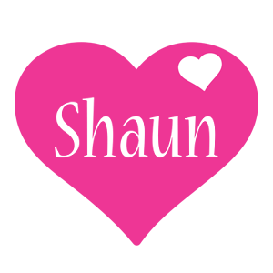 Shaun love-heart logo