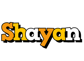 Shayan cartoon logo