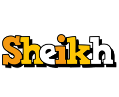 Sheikh cartoon logo