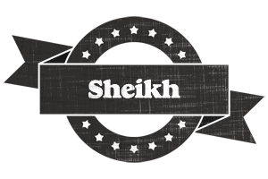 Sheikh grunge logo