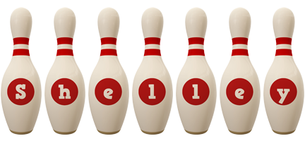 Shelley bowling-pin logo