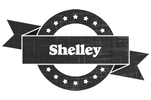 Shelley grunge logo