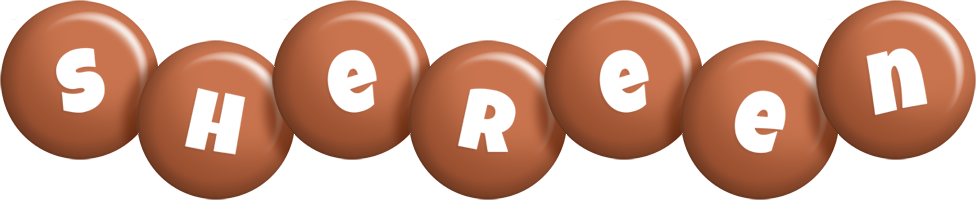 Shereen candy-brown logo