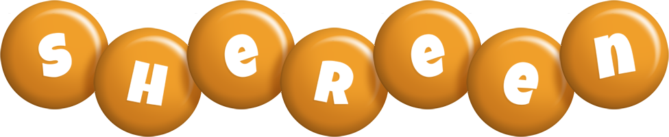 Shereen candy-orange logo