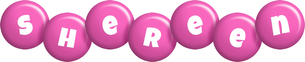 Shereen candy-pink logo
