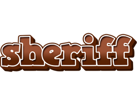 Sheriff brownie logo