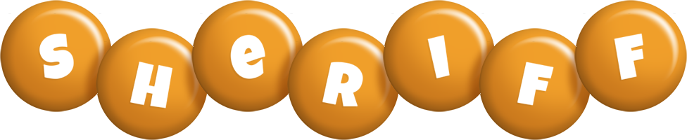 Sheriff candy-orange logo