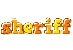 Sheriff desert logo