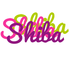 Shiba flowers logo