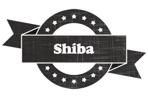 Shiba grunge logo