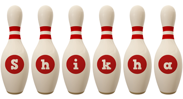 Shikha bowling-pin logo