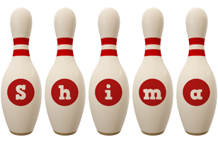Shima bowling-pin logo