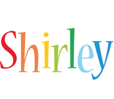 Shirley birthday logo