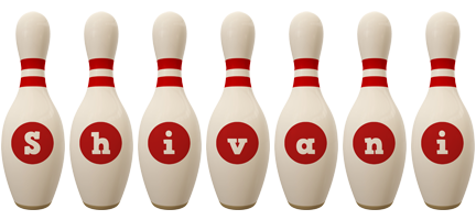 Shivani bowling-pin logo
