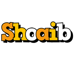 Shoaib cartoon logo