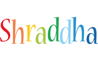 Shraddha birthday logo